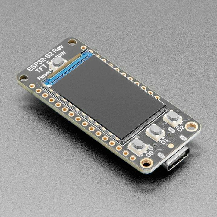 Adafruit Feather ESP32-S2 Reverse TFT board