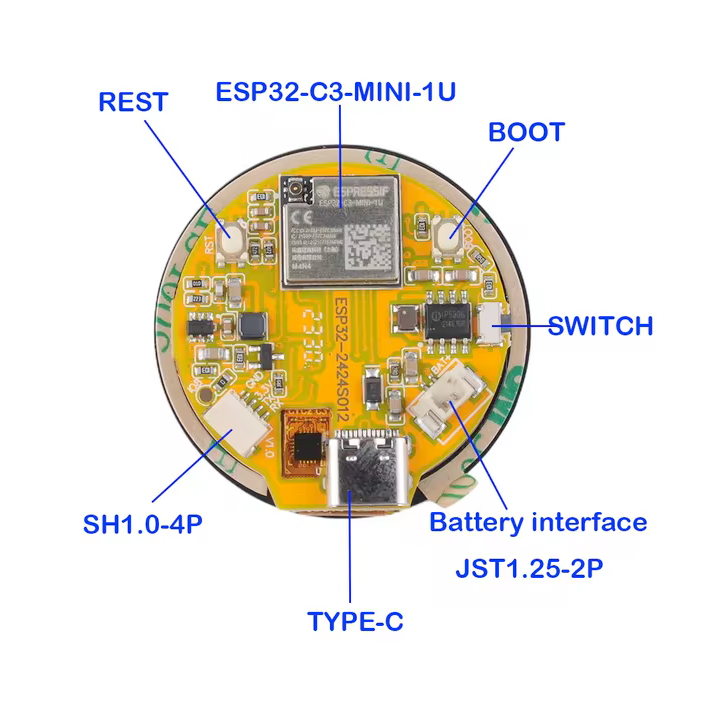 CYD ESP32-2424S012 pinout diagram