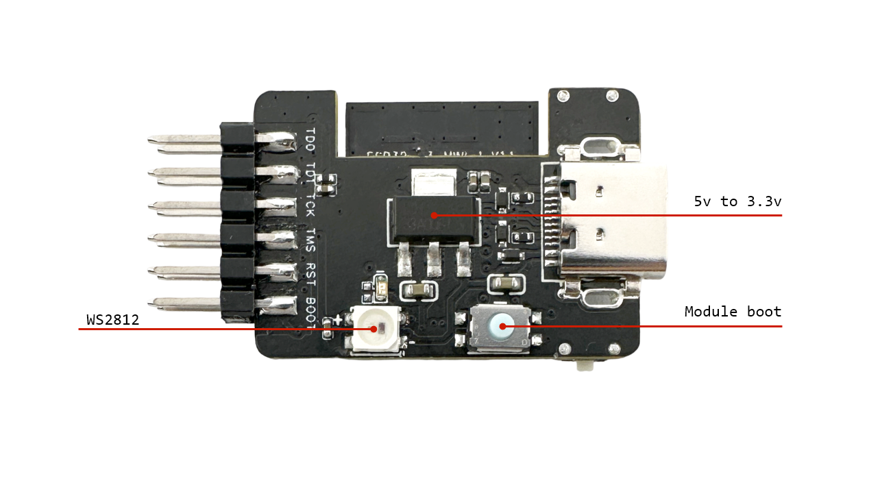 Espressif ESP32-S3-USB-Bridge pinout diagram