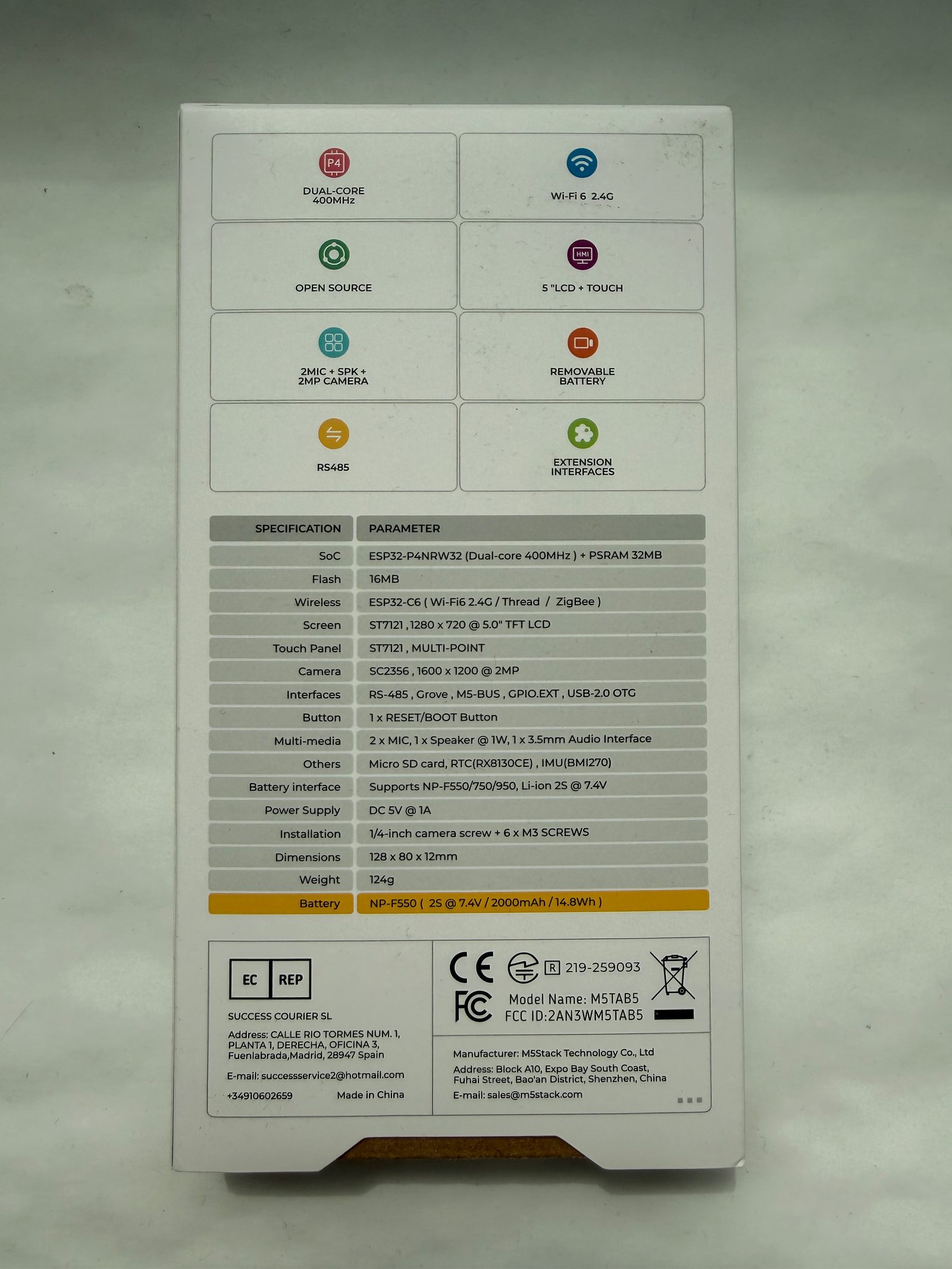 M5Stack Tab5 photo 2