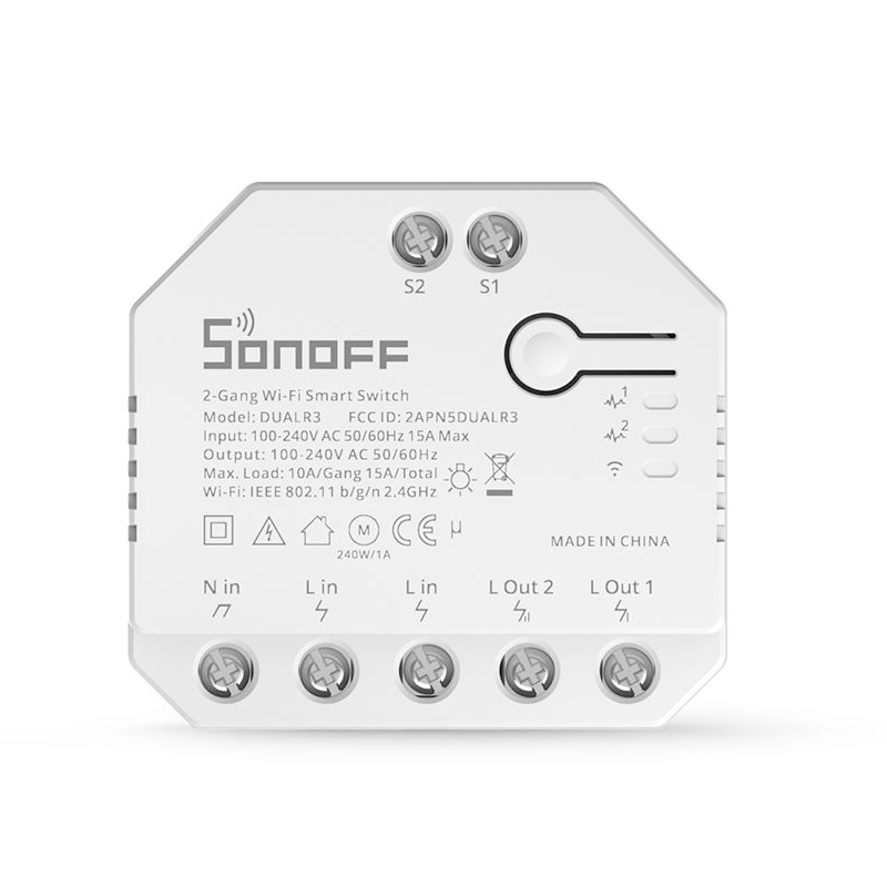 Sonoff DUALR3 board