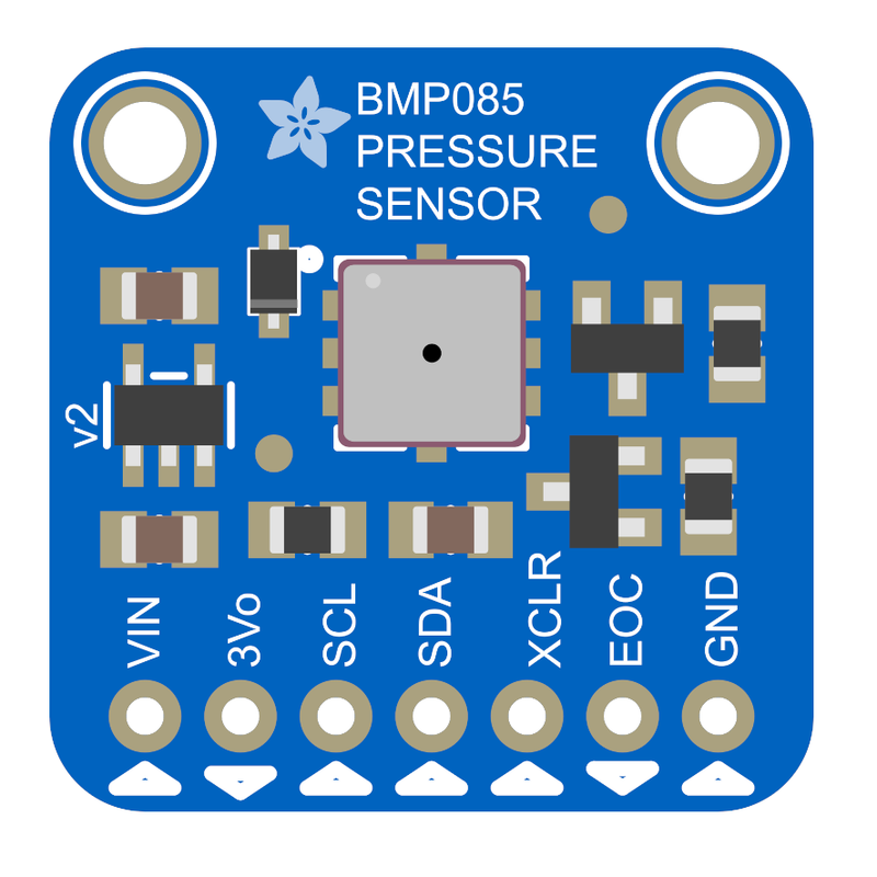 ESP32 BMP085 Barometric Pressure Sensor Pinout