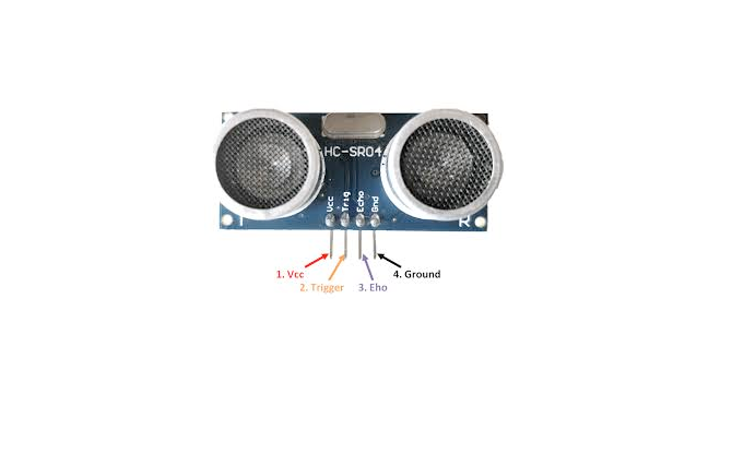 HC-SR04 Ultrasonic Distance Sensor pinout
