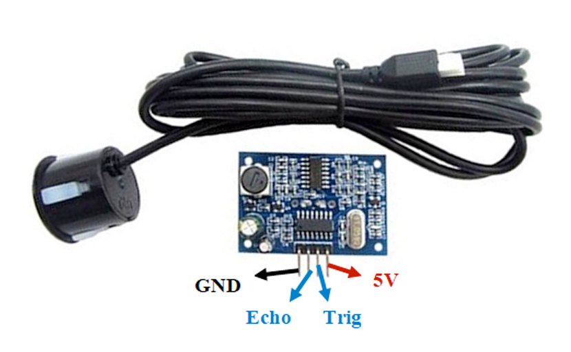 JSN-SR04T Waterproof Ultrasonic Distance Sensor pinout