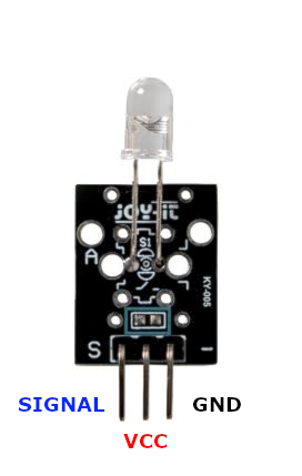 KY-005 Infrared Transmitter Module pinout