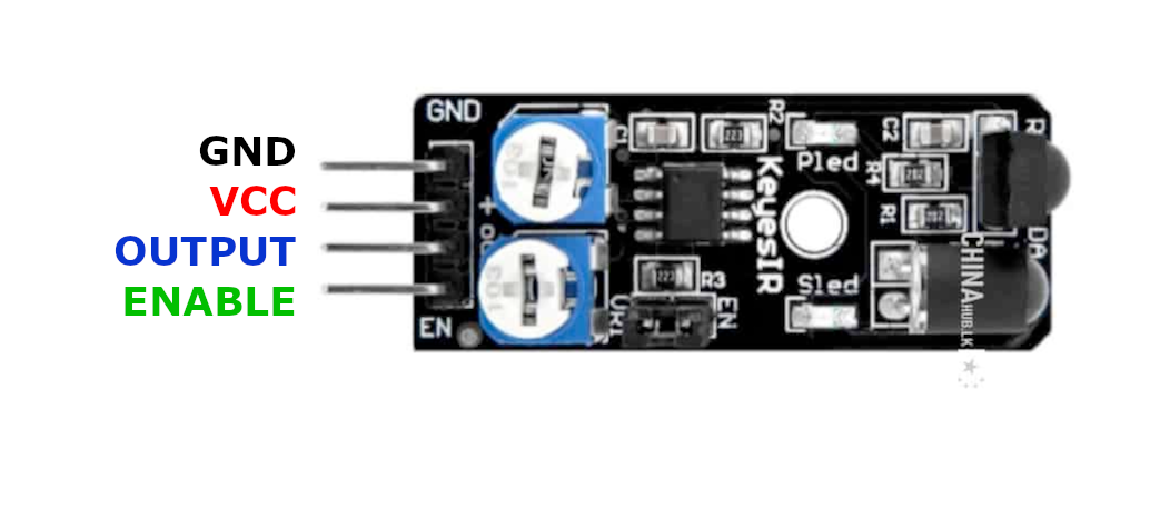 KY-032 Infrared Obstacle Avoidance Sensor Module pinout