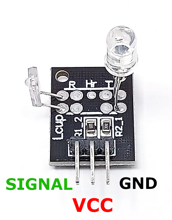 KY-039 Heartbeat Sensor Module pinout