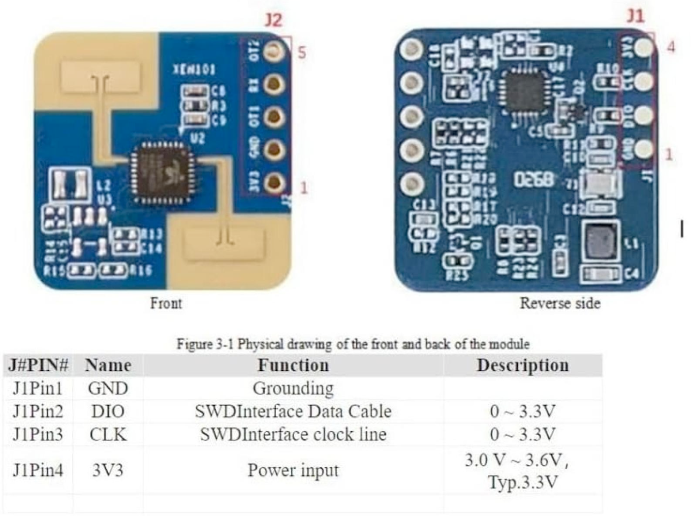 LD2420 Human Presence Sensor pinout