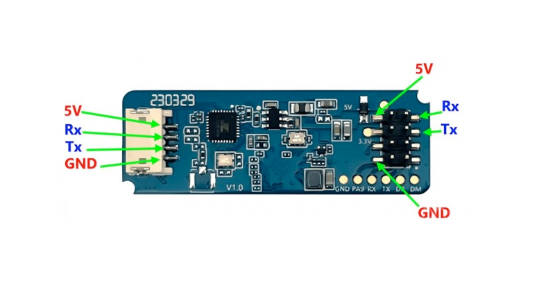 LD2450 Human Presence Sensor pinout