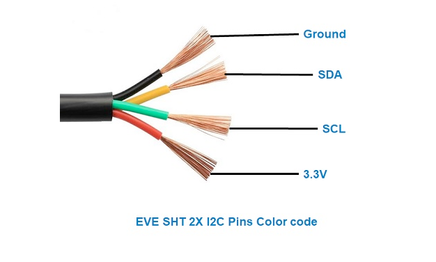 SHT35 Temperature and Humidity Sensor pinout